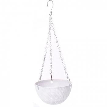 Accroche-plantes en macramé pour balcon