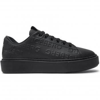 Schwarze Iceberg Bozema Sneakers ID2112