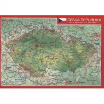 Tsjechië Terrainkaart 15cm × 10,5cm