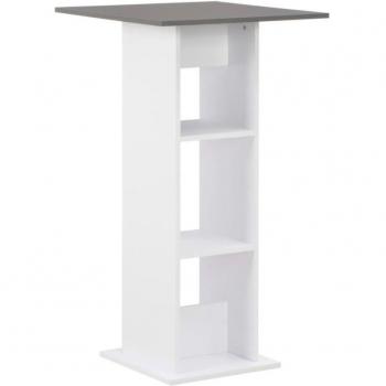 Mesa TORANA Alta 60x60x110 cm en Gris Antracita