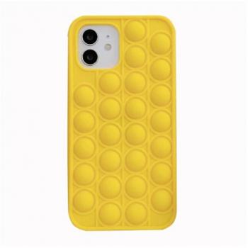 Protector de silicona con efecto pop‑it para iPhone 6 Plus, amarillo