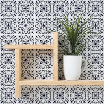 Vinilos de Azulejo Nano para Paredes 9 piezas