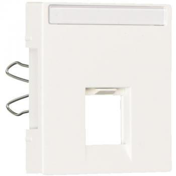 Tête de prise RJ45 Blanche Active Schneider Raffinement MTN469825