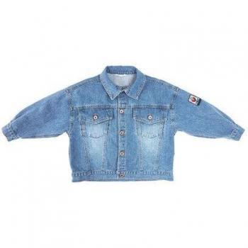 Veste en jean pour enfants avec dessin animé