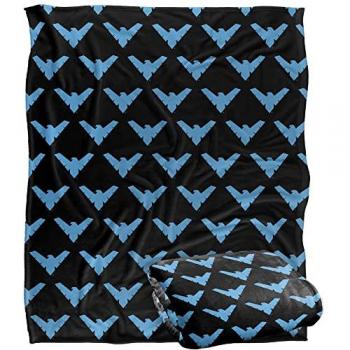 Nightwing Bat-Symbol Design Throw – 60x50 in White