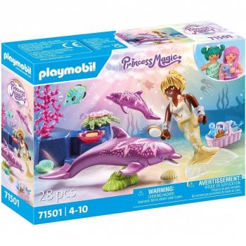 Playmobil Sirena con i Delfini Set da Gioco