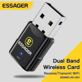 Essager 2.4G/5G USB WiFi Receiver