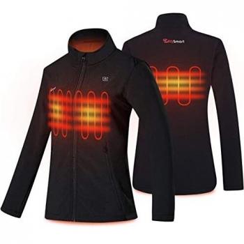 PROSmart Veste Chauffante Femme Imperméable 12v S Noir