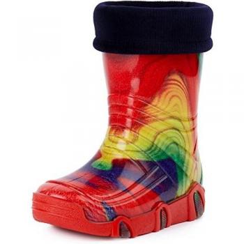 Ladeheid Bottes de Pluie Enfant Fille Garçon 33/34