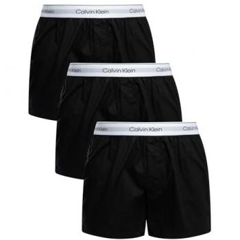 Pack Triple Calvin Klein Bóxer Slim de Tela, Color Neutro