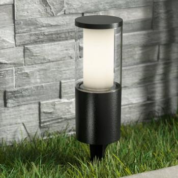 Carlo 25 cm Black LED Ground Spike Light 3.5 W CCT
