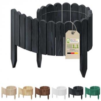 Barrière de Jardin en Bois de Pin 100 x 20 cm