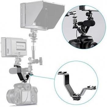 Neewer Soporte Triple para Luces y Micrófonos de Vídeo