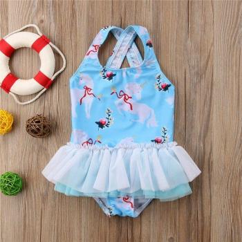 Ropa Playa Tutú Floral Niña