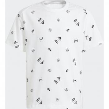Maglietta Bambino Adidas x Star Wars Z.N.E. Nera 7-8 Anni