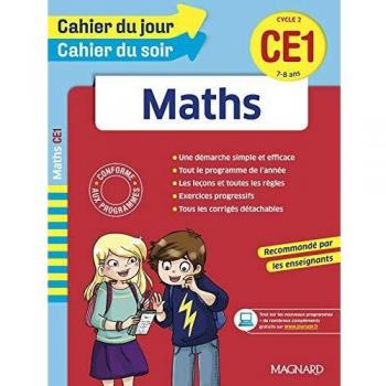 Cahier du jour/Cahier du soir Maths CE1