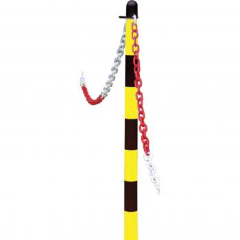 Faithfull FAICHPOSTYB Yellow/Black Plastic Post for Chain