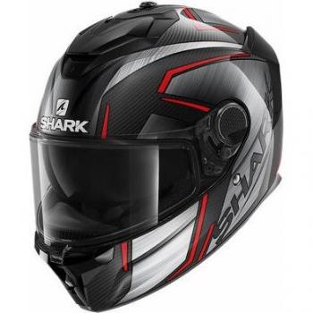 Spartan GT Volgelaat Carbon Kromium Shark Helm