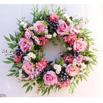 22 Floral Rose Wreath