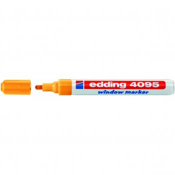 Edding 4095 marcador de tiza líquida naranja neón