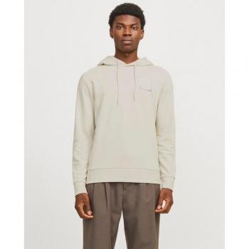 Jack & Jones Hoodie Larga con Tapa de Cabeza y Logo a la Parrilla (Hombre)