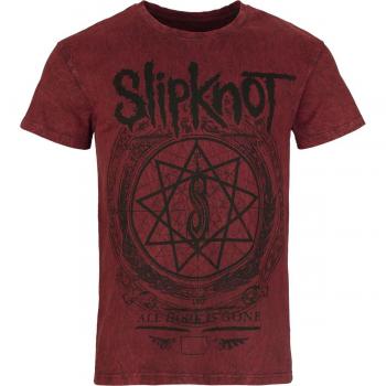 Moda rock: Camiseta Slipknot “Blurry” rojo talla 4XL