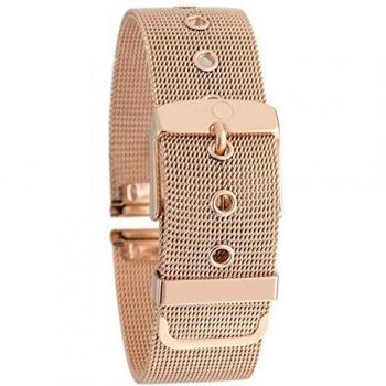Edelstahl-Milanaise BandOh 20 mm Armband mit Dornschließe – IP Rosé