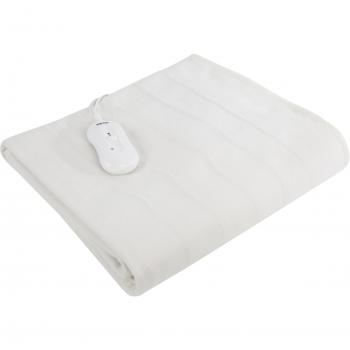 Pifco Single Heated Bed Cover, 3 Heat Levels, White, 60 W