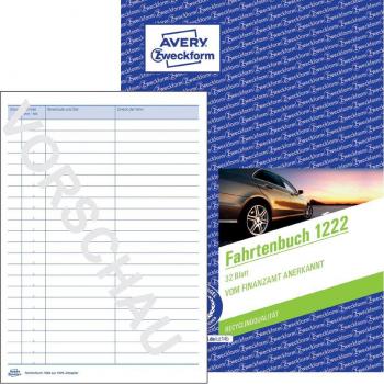 Avery Zweckform 1222 Fahrtenbuch