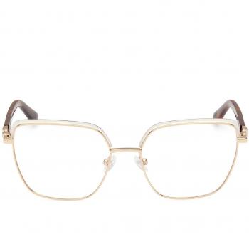 Guess Women Gold Blue‑Light Blocking Glasses Size 56