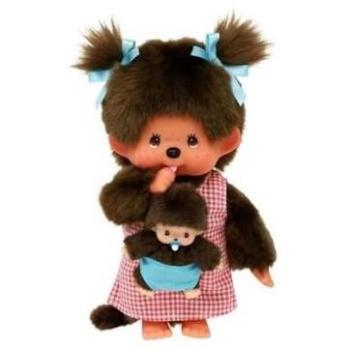 Monchhichi Mommy & Infant Plush Companion, 20 cm