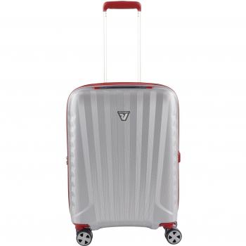 Roncato UNO SL 4‑Rollers Trolley Cabina XS 55 cm (Rot/Silber)