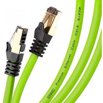 Cavo Ethernet CAT8 1.5m con Frequenza 2GHz Verde