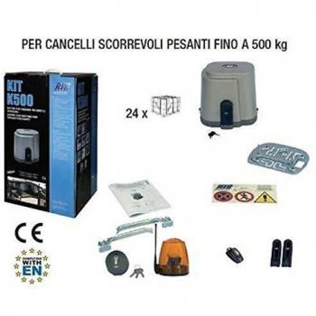 Kit per automazione cancelli scorrevoli RIB da 500 kg, modello AD00500
