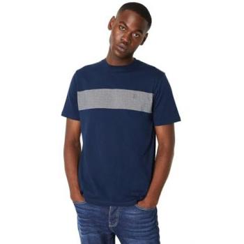 Burton Men's Large Navy Cotton Chest Panel Crew Neck Sweater