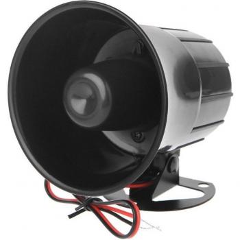 Sistema de seguridad para casa con cable ABS, herramienta de prevención de robos DC 12V, sirena fuerte, altavoz exterior con alarma Bracke