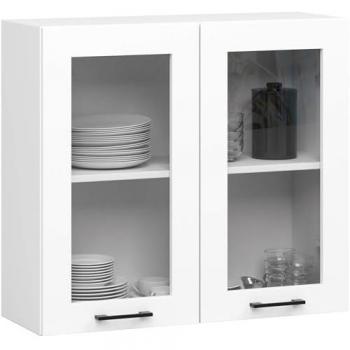 Oliwia Kitchen Showcase – White, 80x72x30.5 cm Akord Design