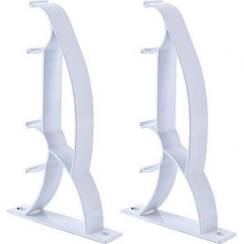 Durable Double Curtain Pole Brackets
