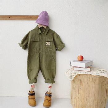 BOBOTCNUNU Girls and Boys Denim Jumpsuits