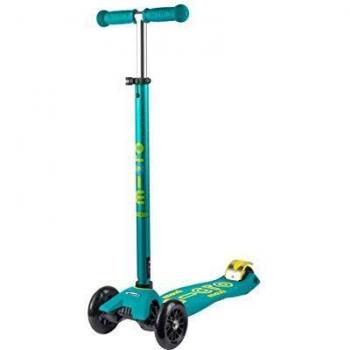 Micro Maxi Deluxe Kinderscooter Kickboard für 5-jährige in Petrol Green Variante