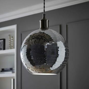 Dolly Metallic Mirror Ceiling Lamp
