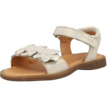 Froufrou en cuir : Sandale fille LORE FLOWERS FRODDO OR
