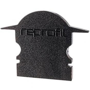 Endkappe L-ET-02-10, 25 mm, 2er Pack, schwarz