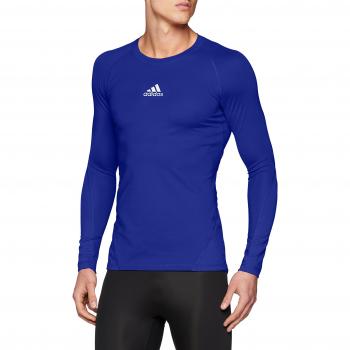 Adidas Alpha Skin Long Sleeve Trainingsshirt Herren, Blau, S