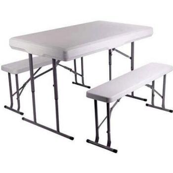 Compact Table & Stool Set