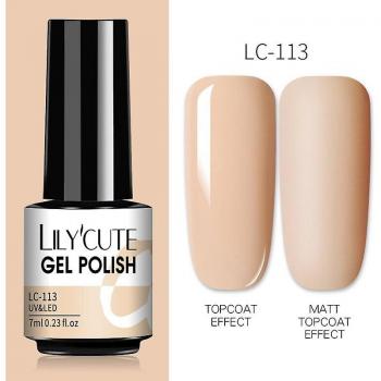 Barniz Matte Fsu 7ml Glitter UV Color Nude Soak Off
