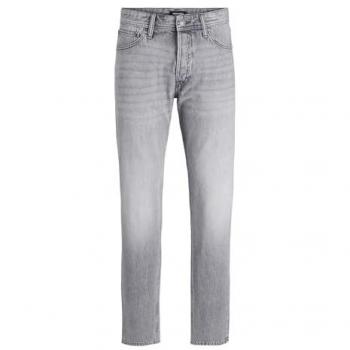 Jack & Jones Chris Straight Jeans Grau Waschung Herren 34/32