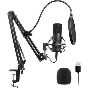 USB Podcast Microphone with Sound Chipset