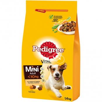 Cibo Secco Mini Adulto con Pollo e Verdure 1.4KG