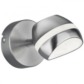 Wandspot Shark 879310107 – Trio Leuchte A++, Nickel Matt (8,5 × 8,2 